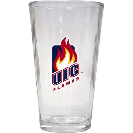 R & R IMPORTS R & R Imports PNT2-C-CHI19 16 oz University of Illinois at Chicago Pint Glass - Pack of 2 PNT2-C-CHI19